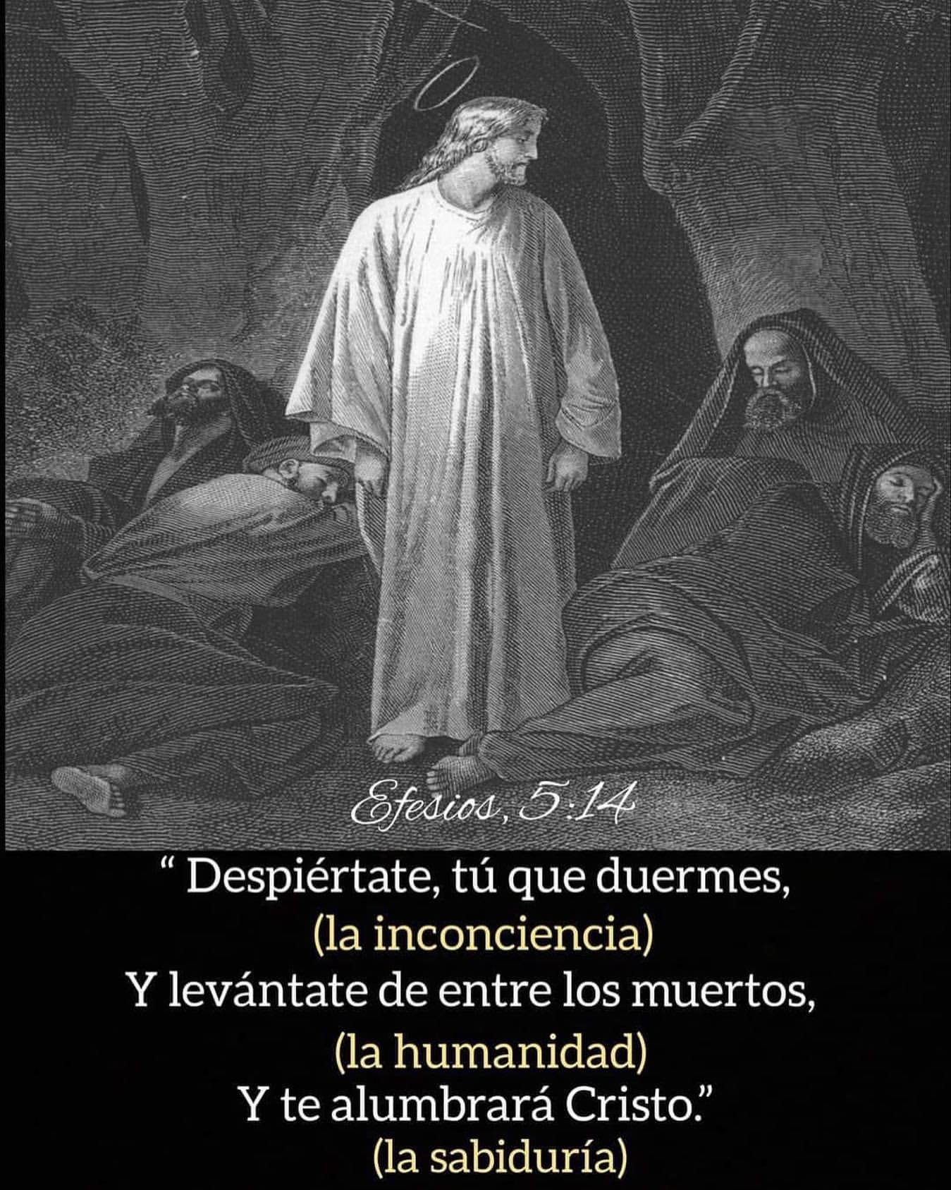 Despiértate Tú Que Duermes La Inconciencia Y Levántate De Entre Los Muertos La Humanidad