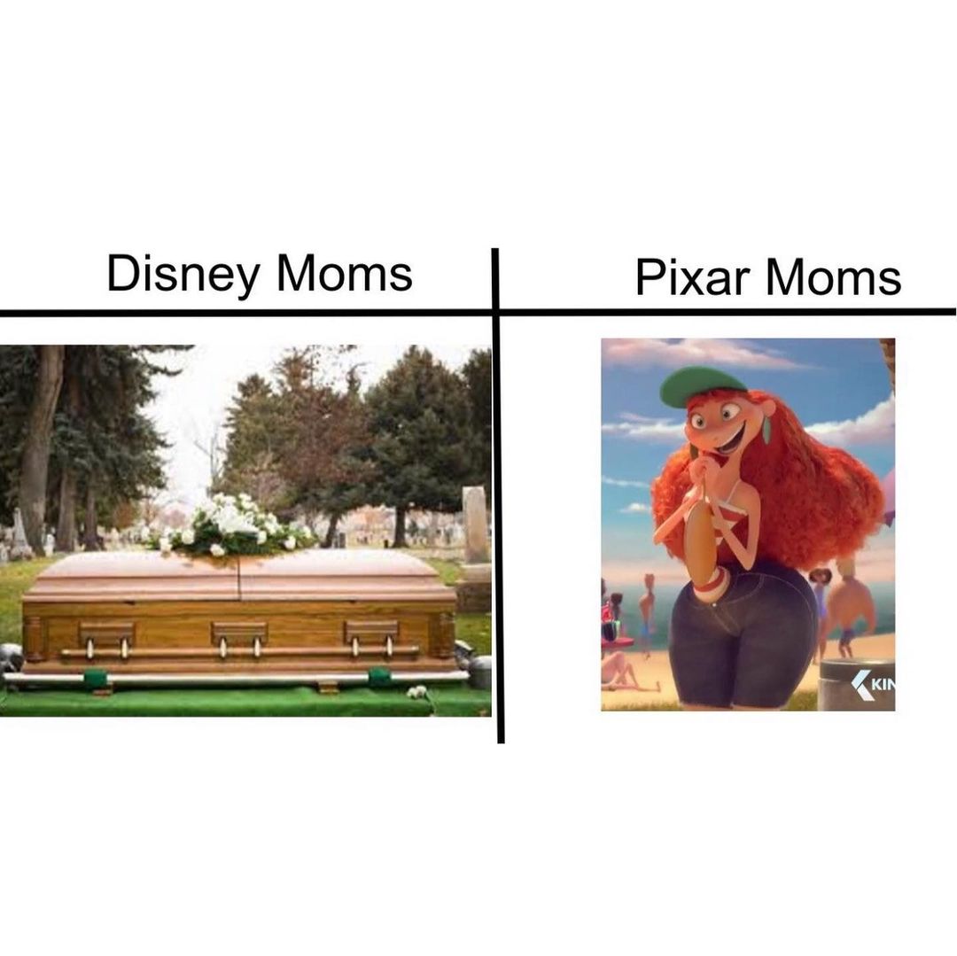 Disney Moms. Pixar Moms.