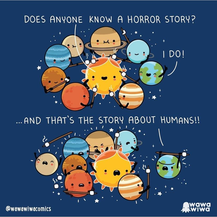 Does anyone know a horror story? And that's the story about humans!!