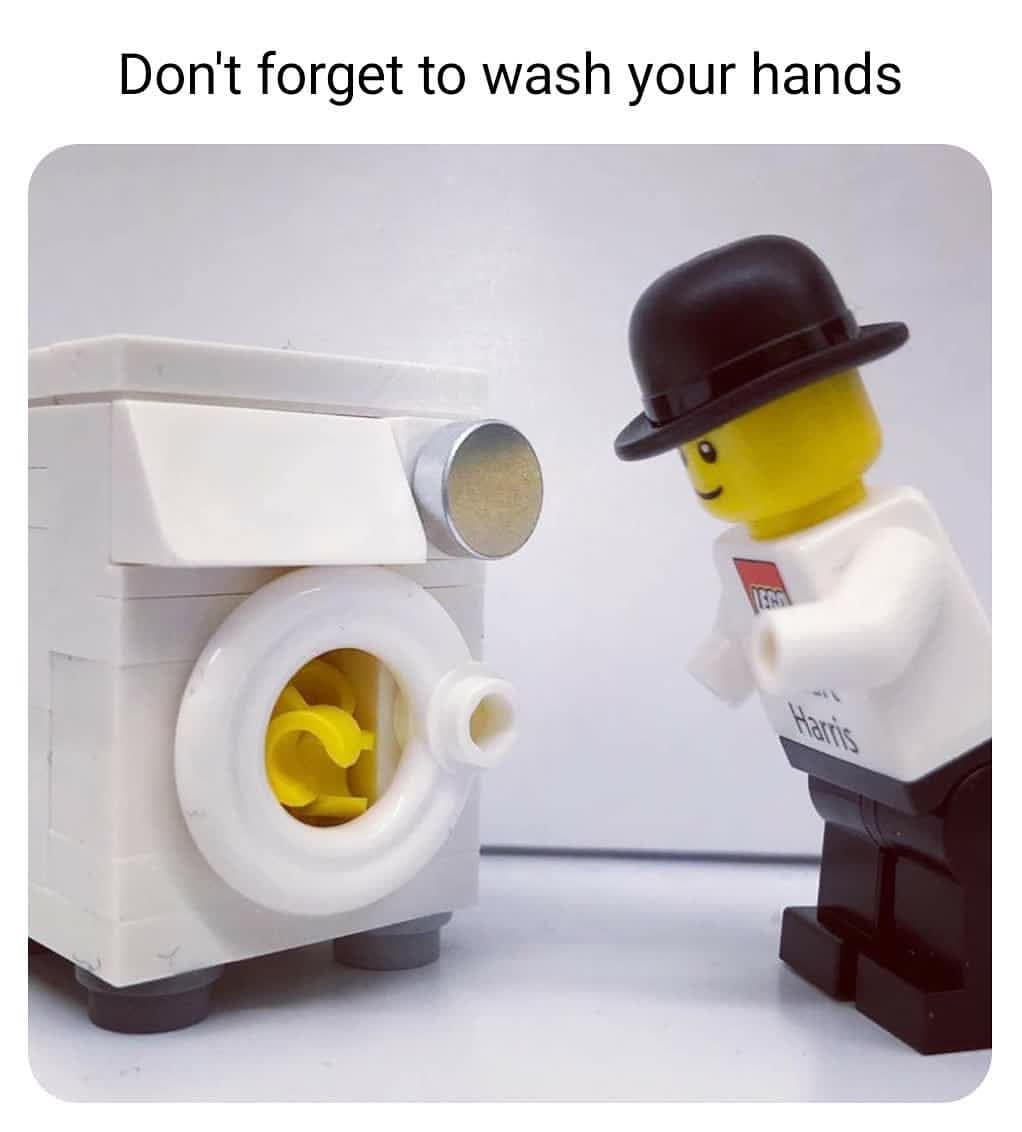 Don't forget to wash your hands.