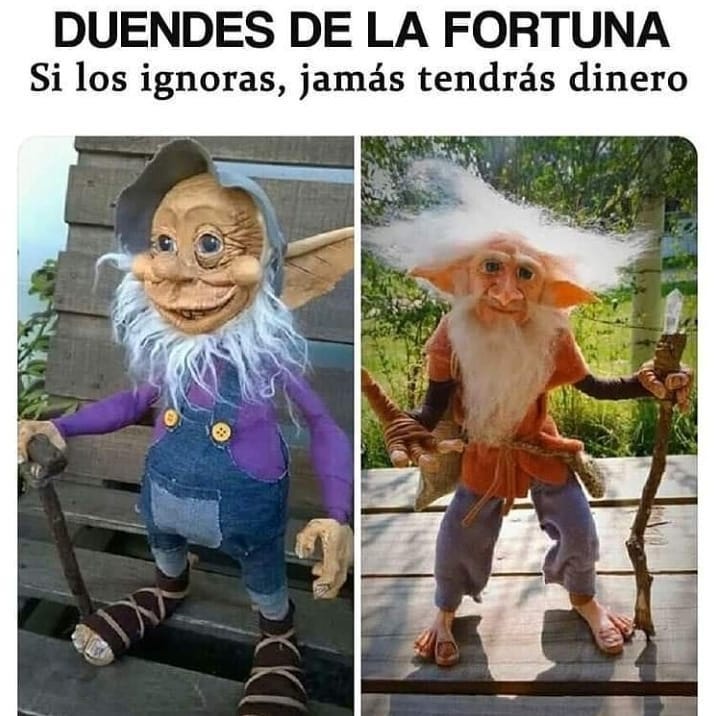 Duendes de la fortuna. Si los ignoras, jamás tendrás dinero.