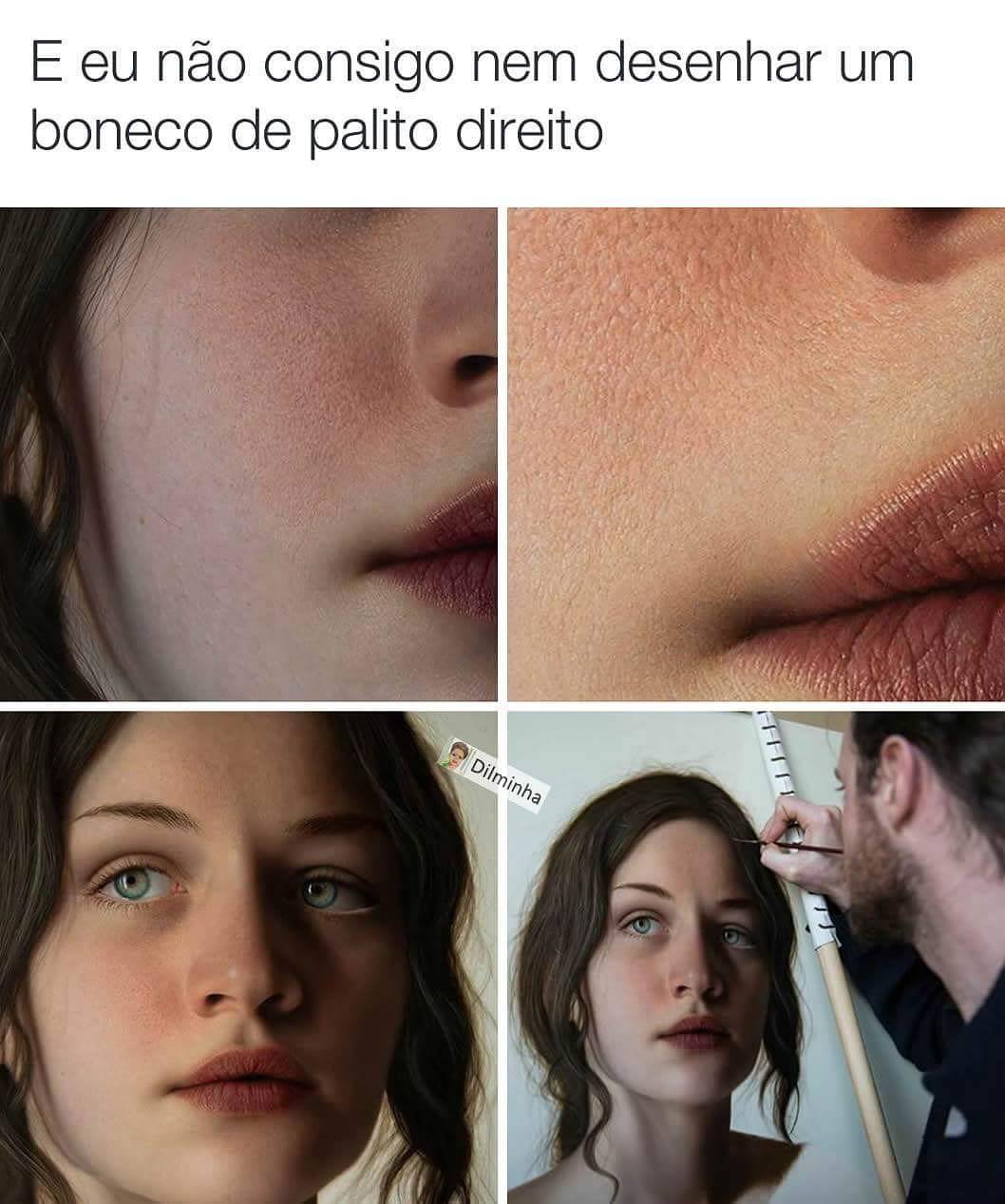 Vamos que em 2029 iremos desenhar boneco palito com olhos - Meme