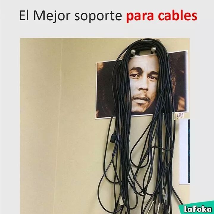 El Mejor soporte para cables.