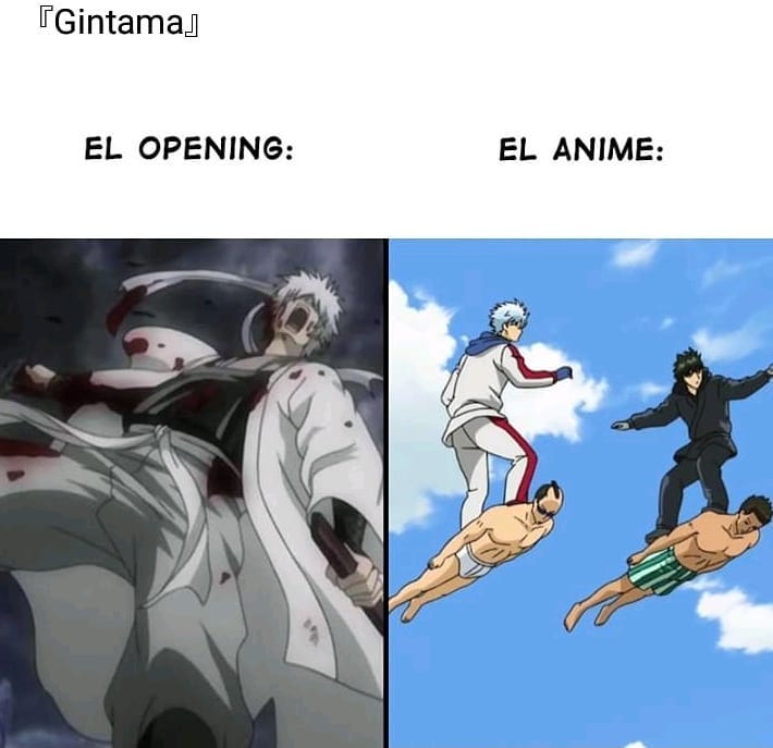 El opening: // El anime: