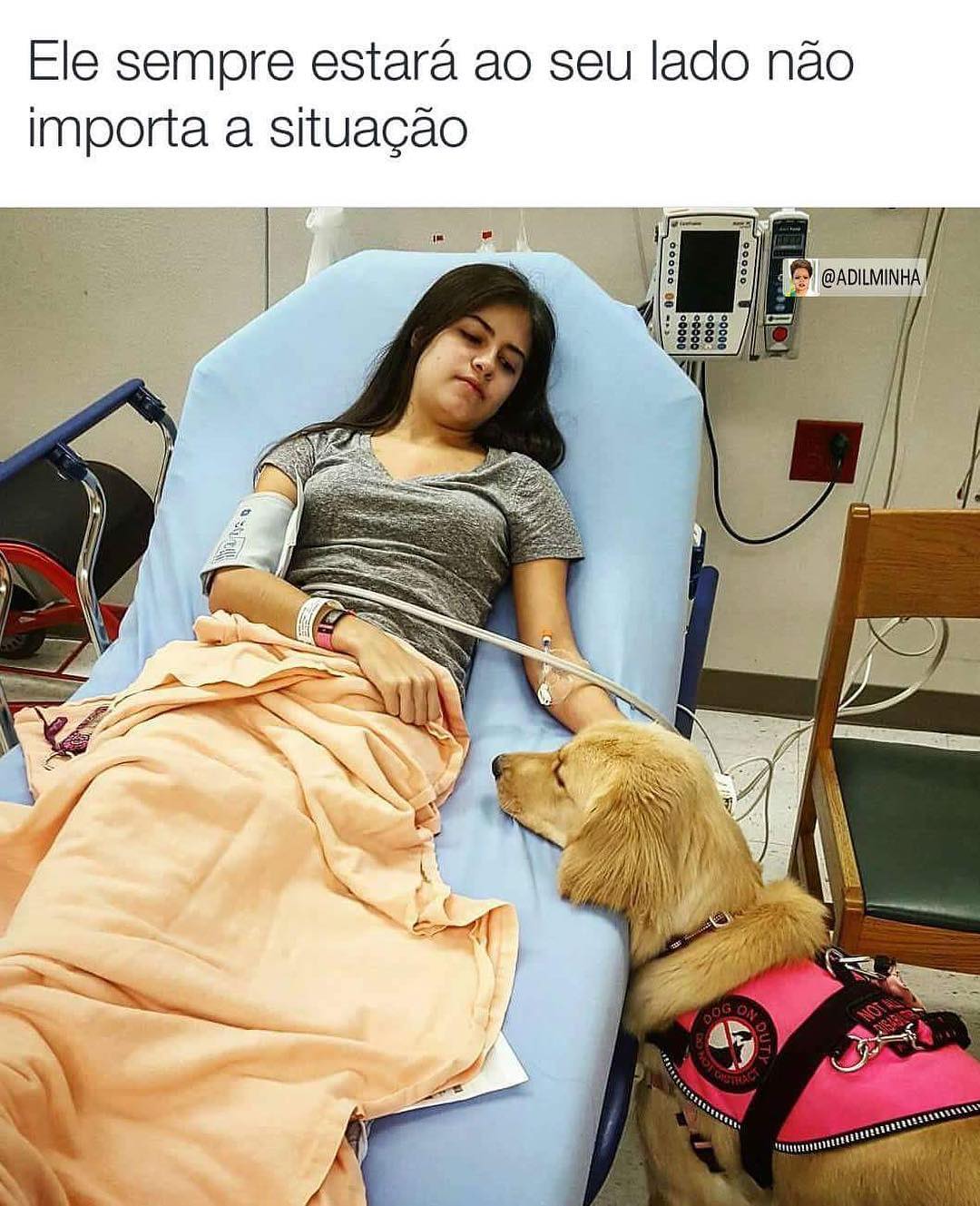 Ele sempre estará ao seu lado não importa a situação.