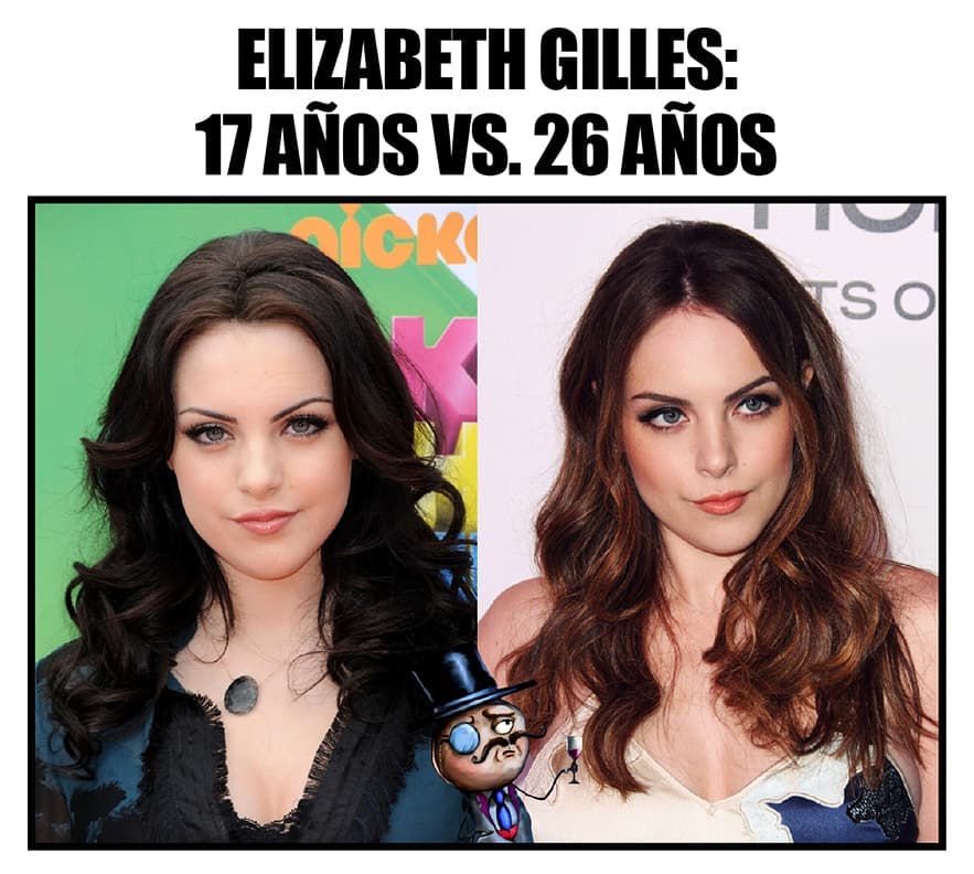 Elizabeth Gilles: 17 años vs. 26 años.
