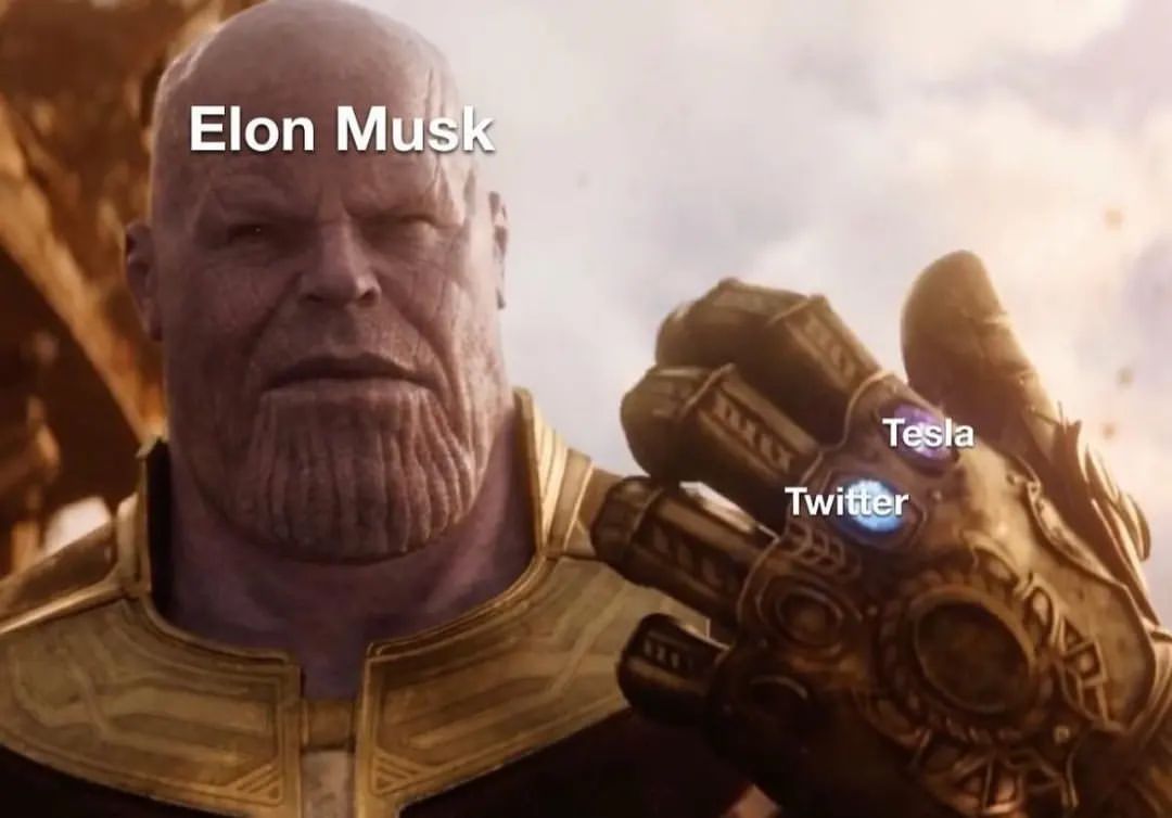 Elon Musk. Twitter Tesla.