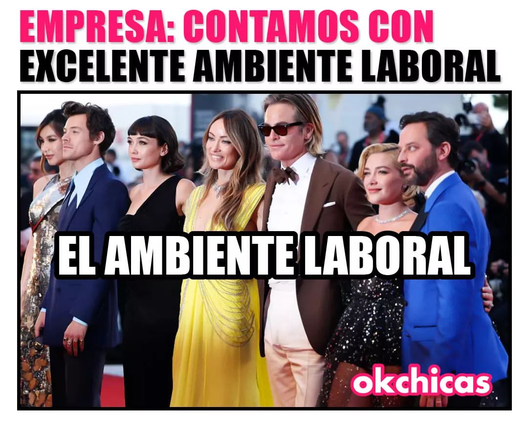 Empresa: Contamos con excelente ambiente laboral. El ambiente laboral.