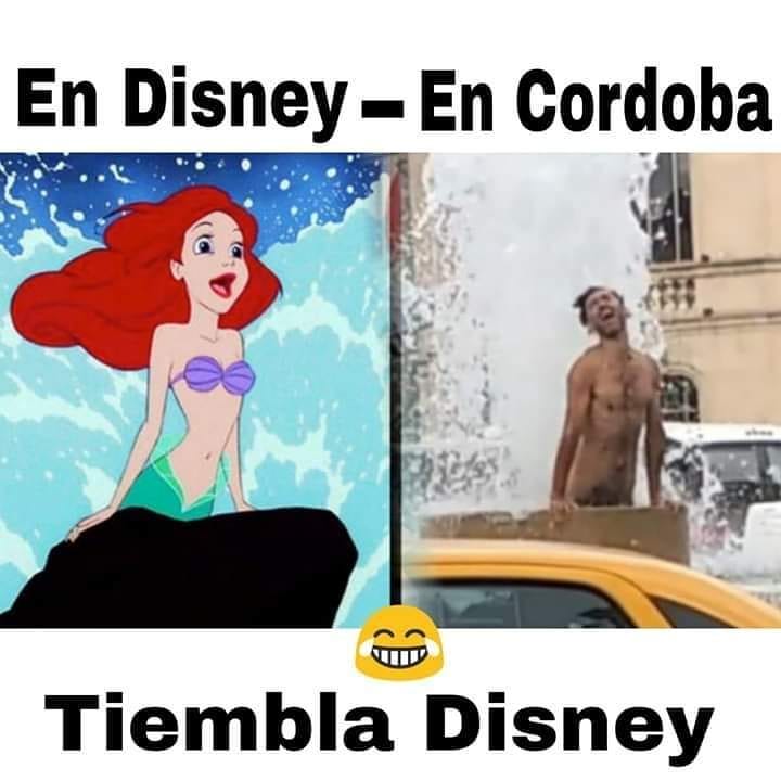 En Disney- En Cordoba.  Tiembla Disney.
