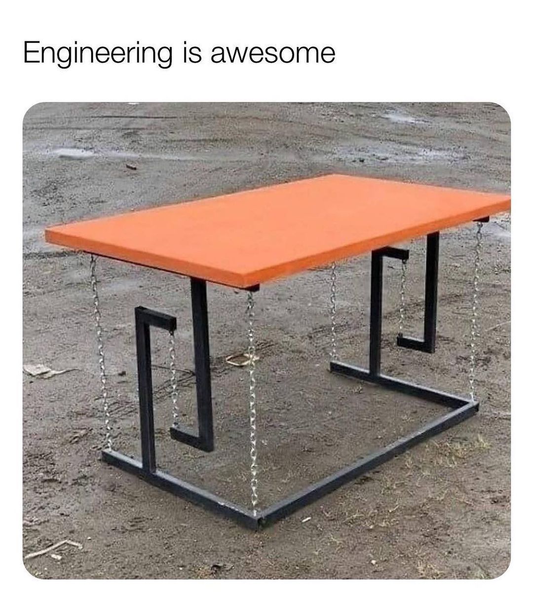 Engineering is awesome.