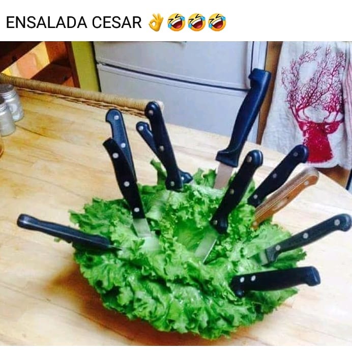 Ensalada Cesar.