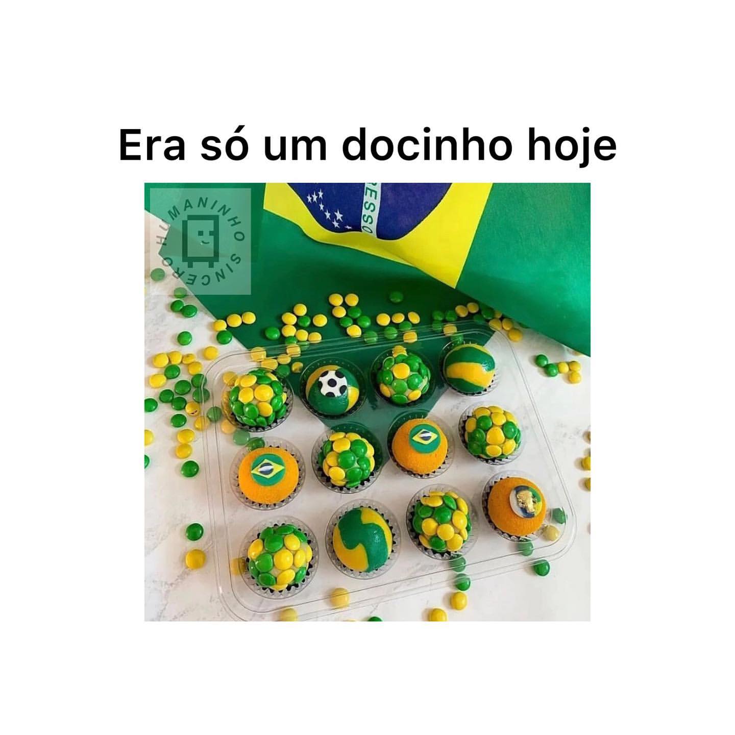 Era só um docinho hoje.