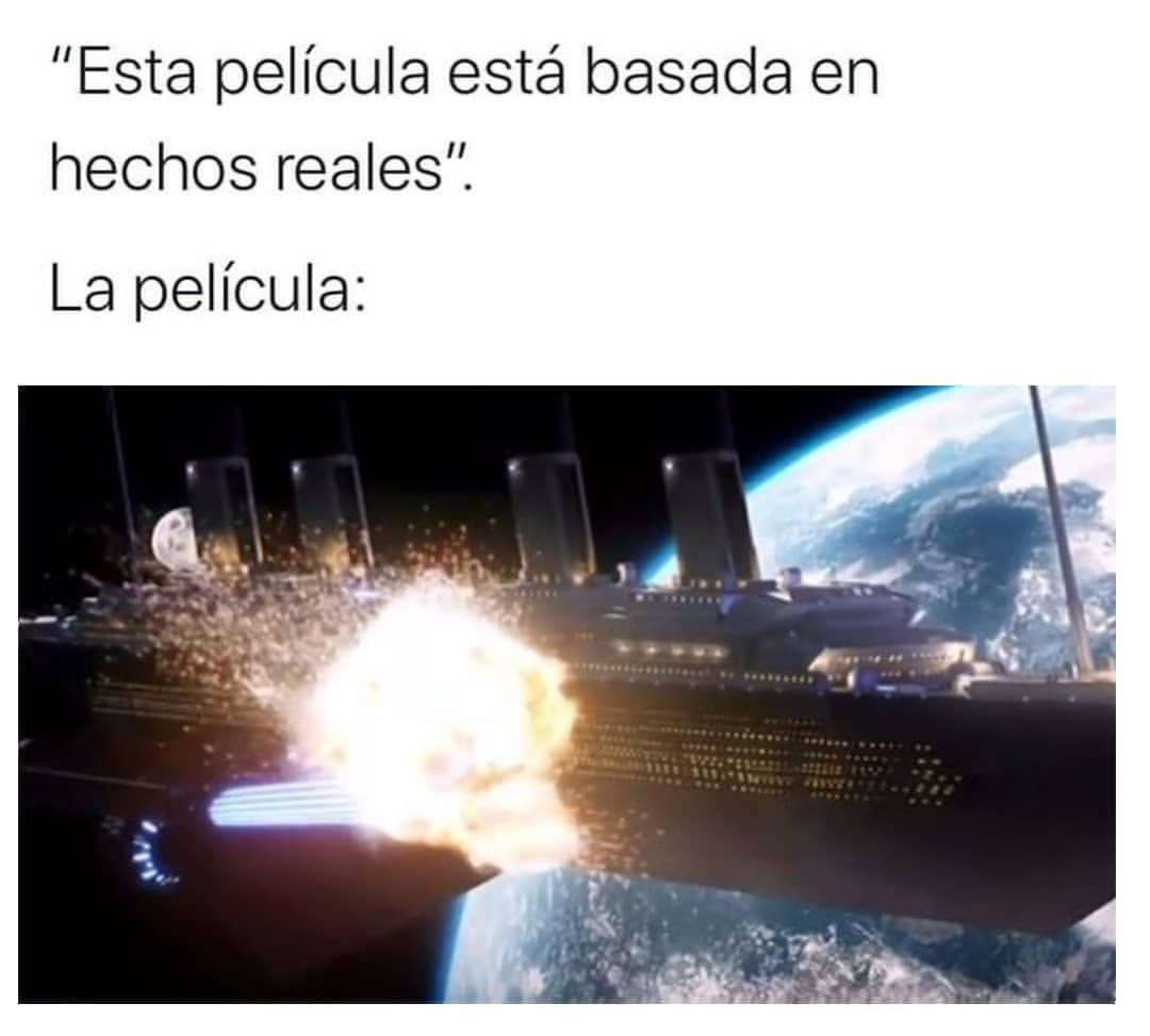 "Esta película está basada en hechos reales". La película: