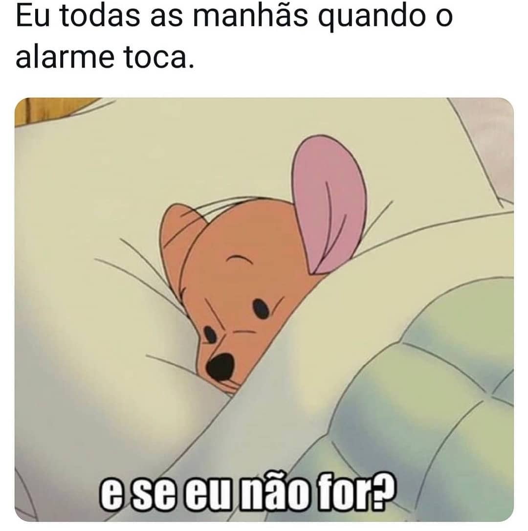 Eu Todas As Manhãs Quando O Alarme Toca E Se Eu Não For Memes 