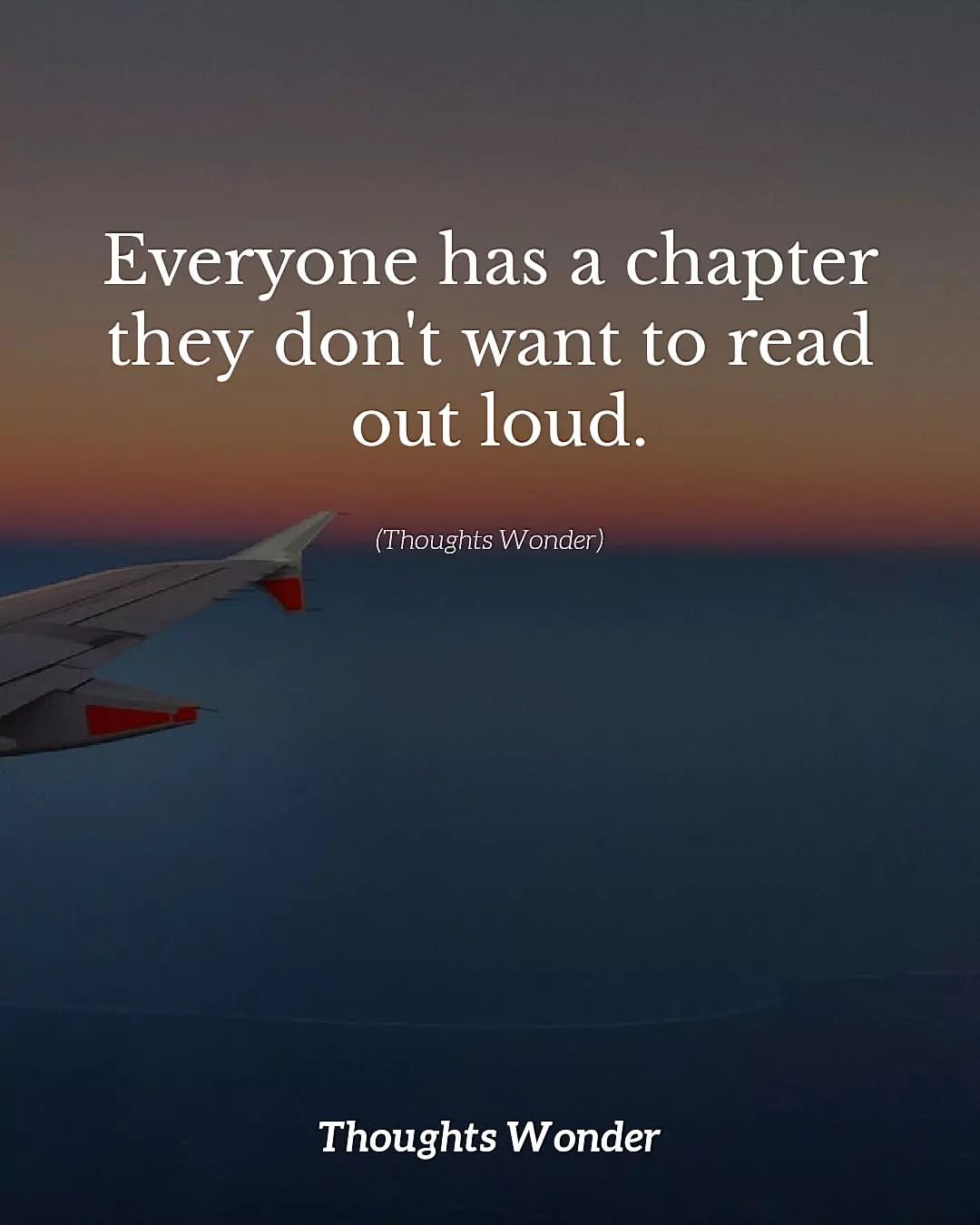 Everyone has a chapter they don't want to read out loud.
