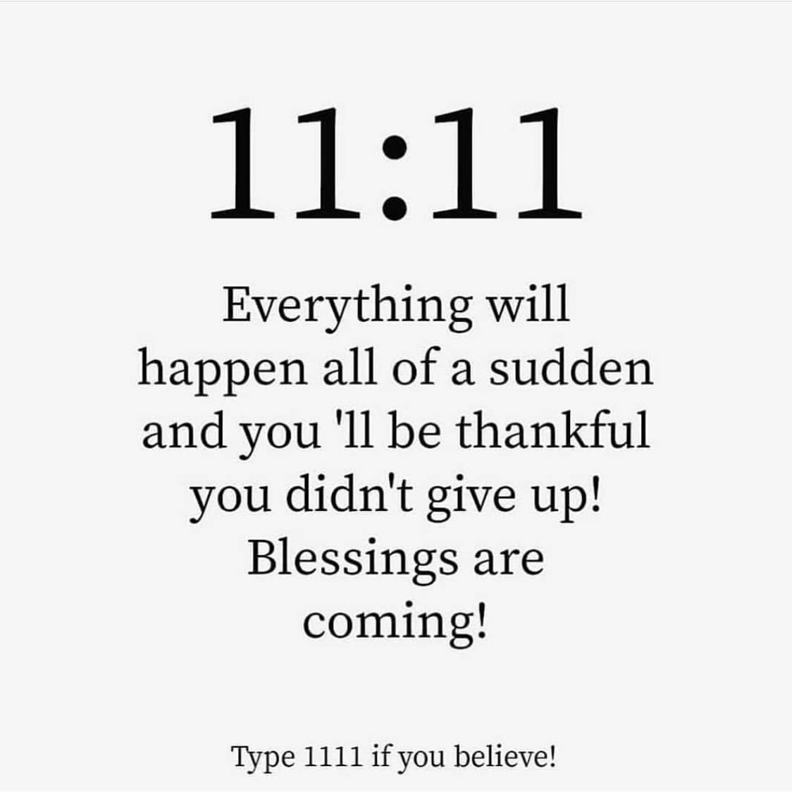Everything will happen all of a sudden and you 'll be thankful you didn't give up! Blessings are coming!