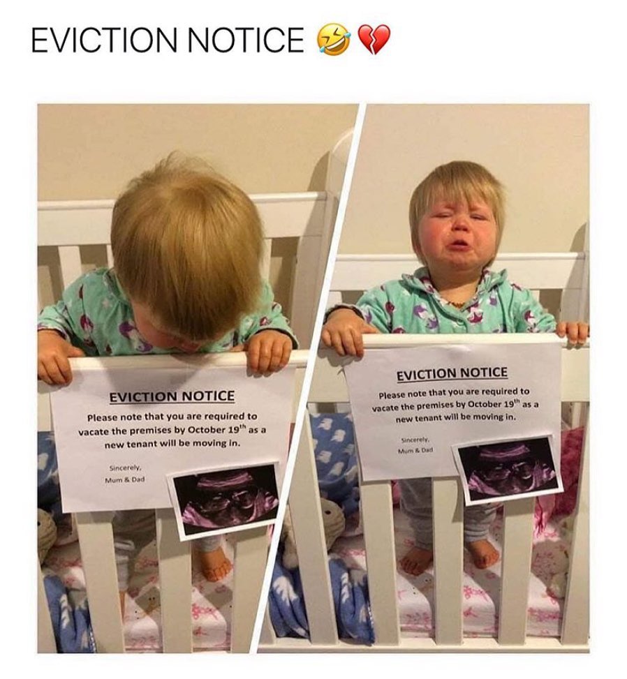 Eviction notice.