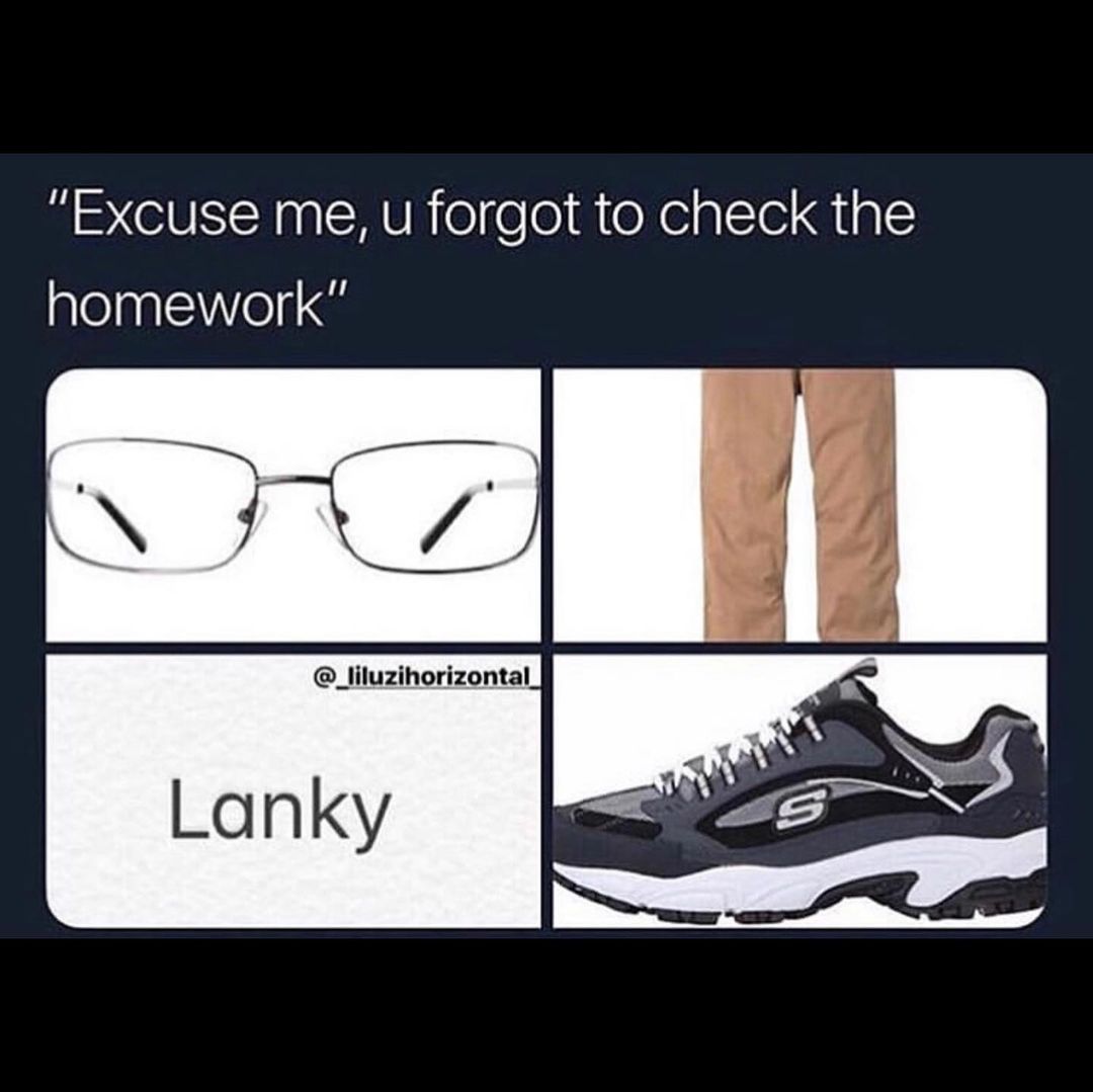 Excuse me, u forgot to check the homework.