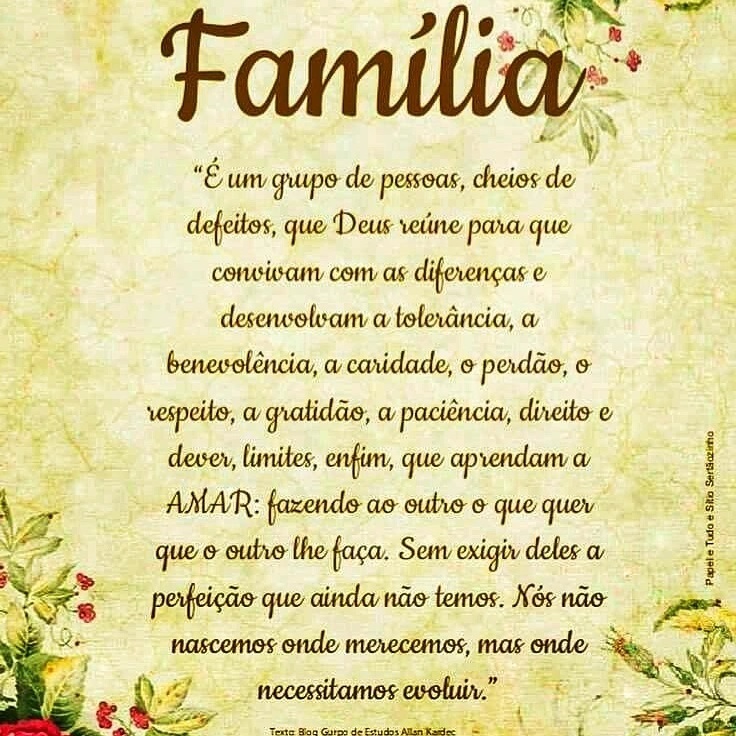 O sangue não constitui a família. Esses são parentes. Família são aqueles  com quem você compartilha as.coisas Doas e ruins e ainda amam uns dos  quiros no fim. Sãioaqueles quayyocê escolhe. 