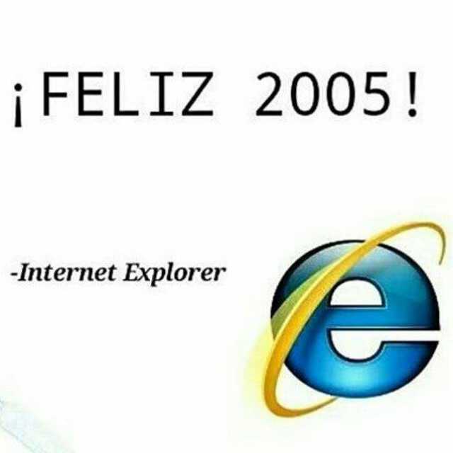 ¡Feliz 2005! - Internet Explorer.