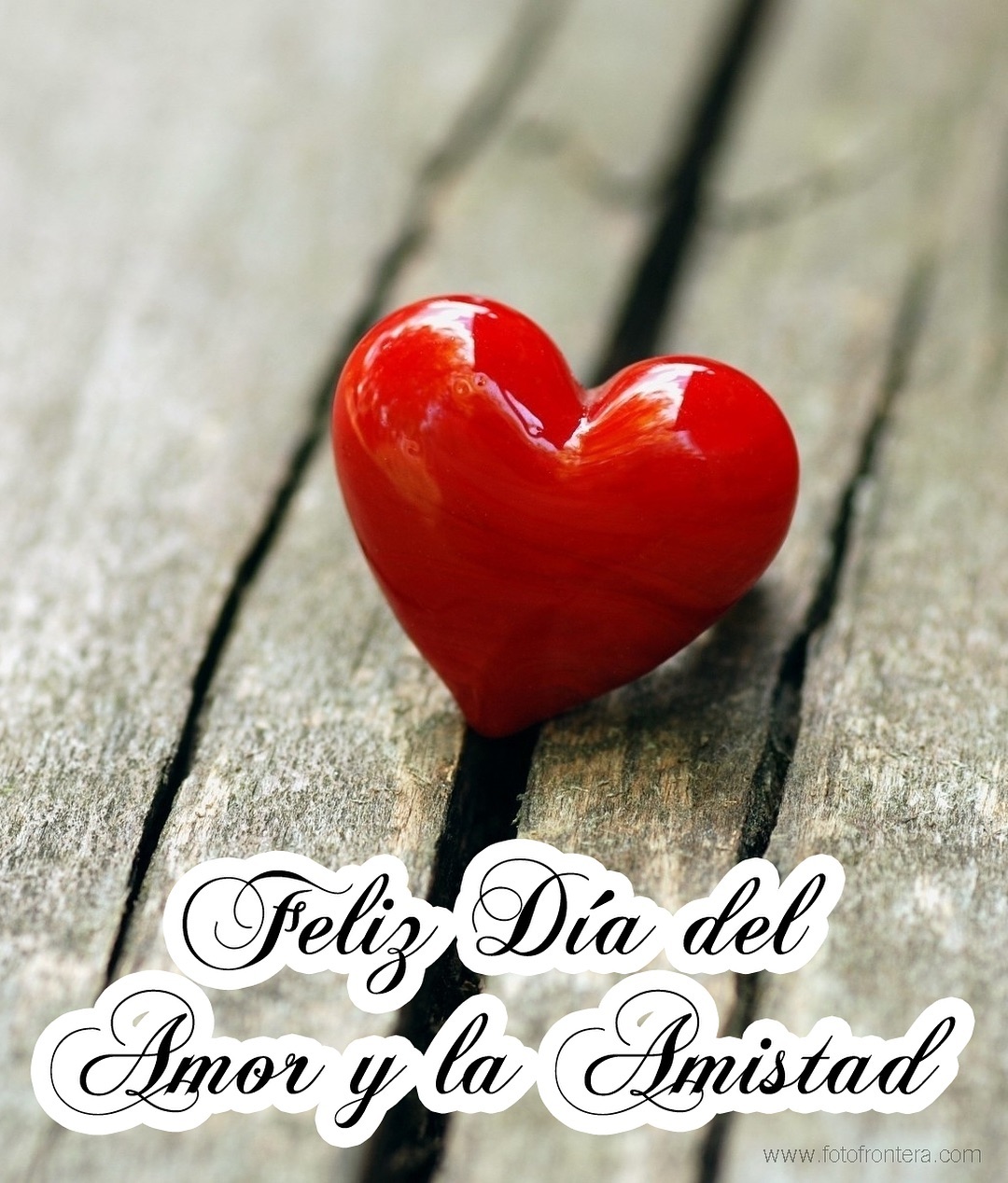 Feliz Día del Amor y la Amistad.