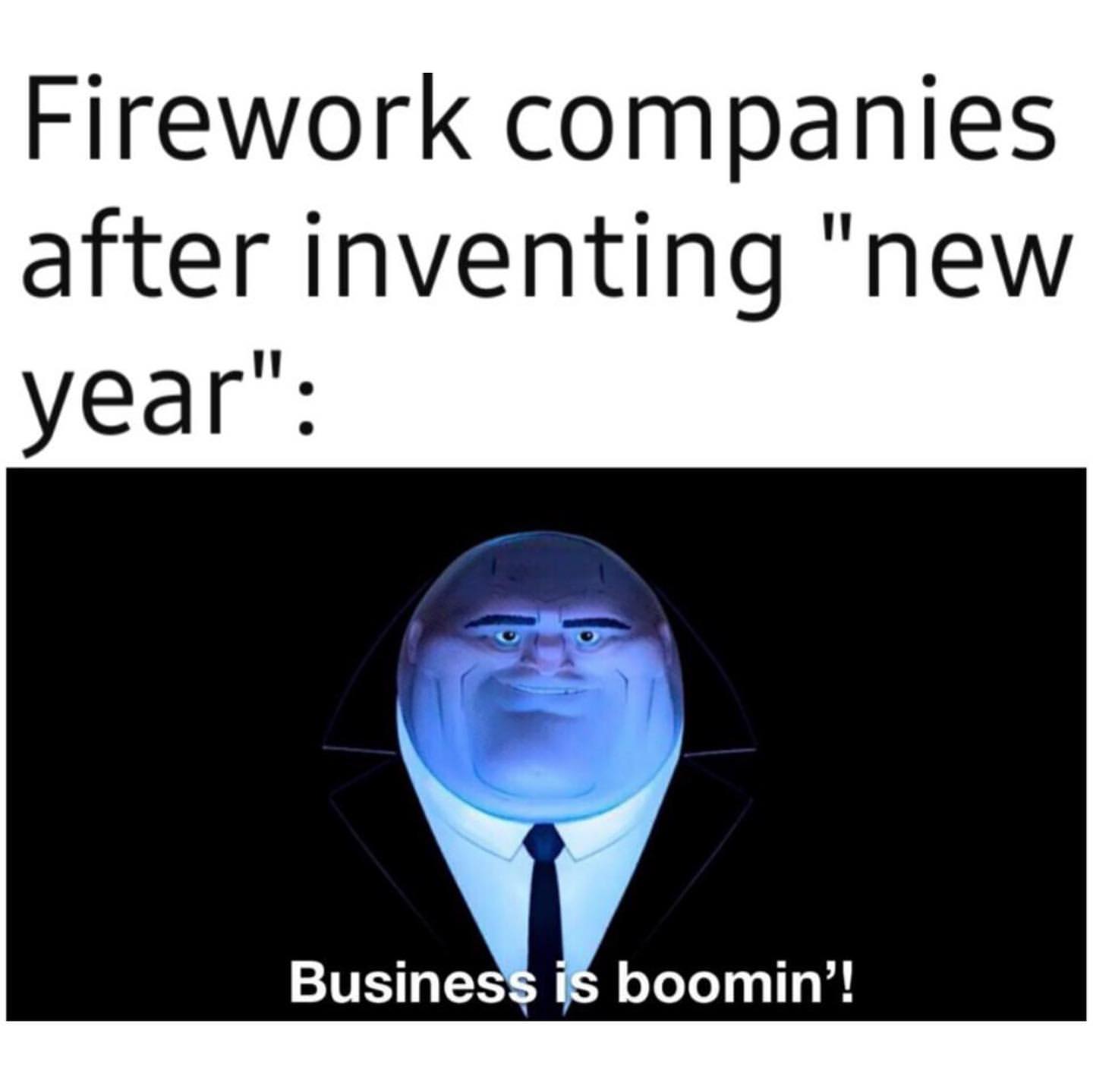 Firework companies after inventing "new year": Business is boomin!