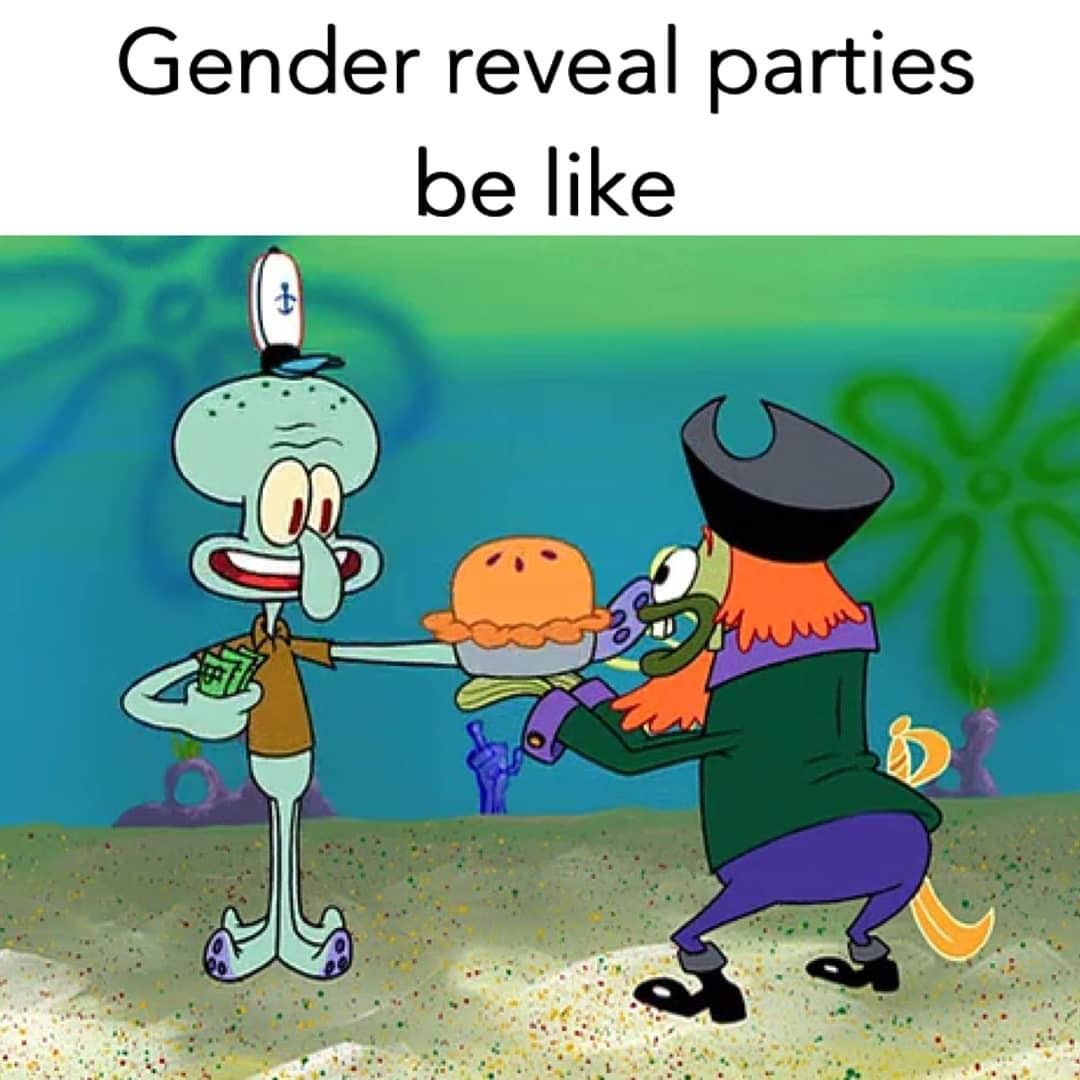 Gender reveal parties be like.