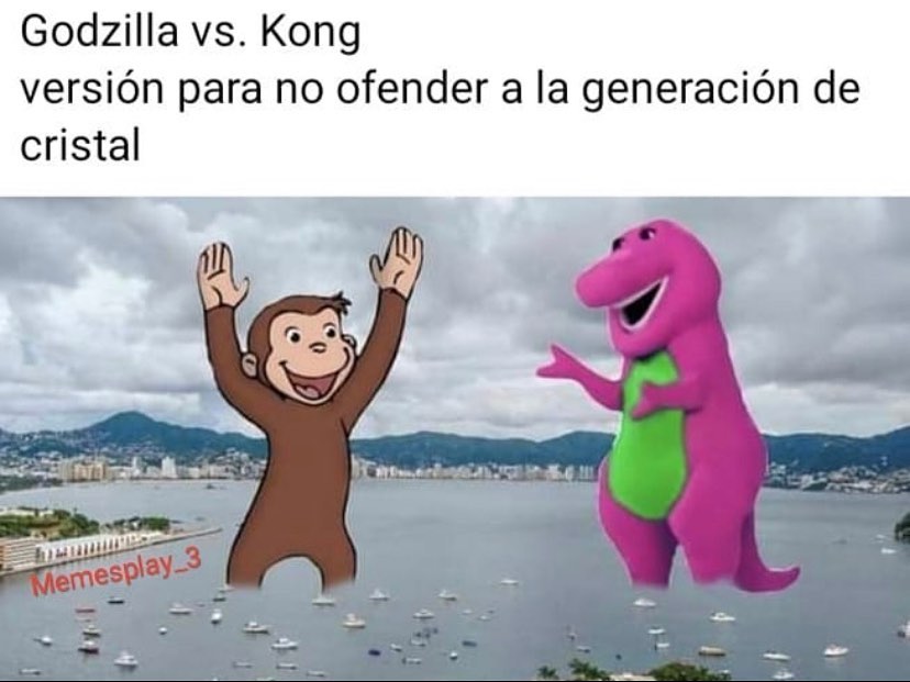 Godzilla vs. Kong versión para no ofender a la generación de cristal.