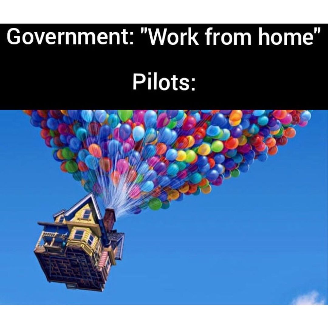 Government: "Work from home" Pilots: