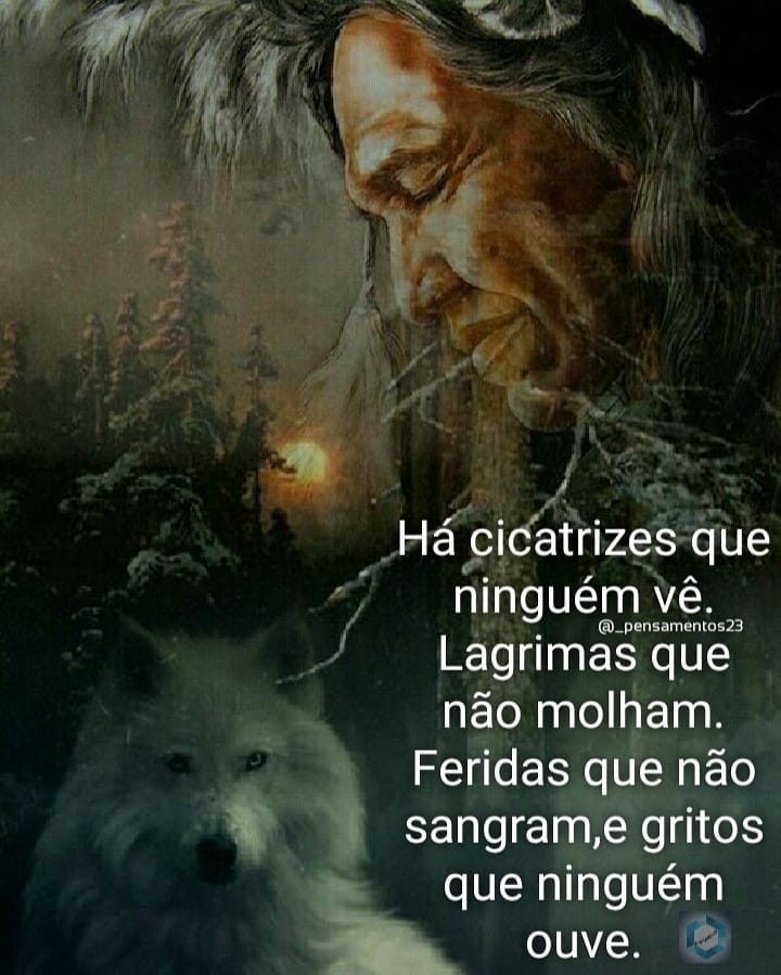 Há cicatrizes que ninguém vê. Lágrimas que não molham. Feridas que não sangram e gritos que ninguém ouve.