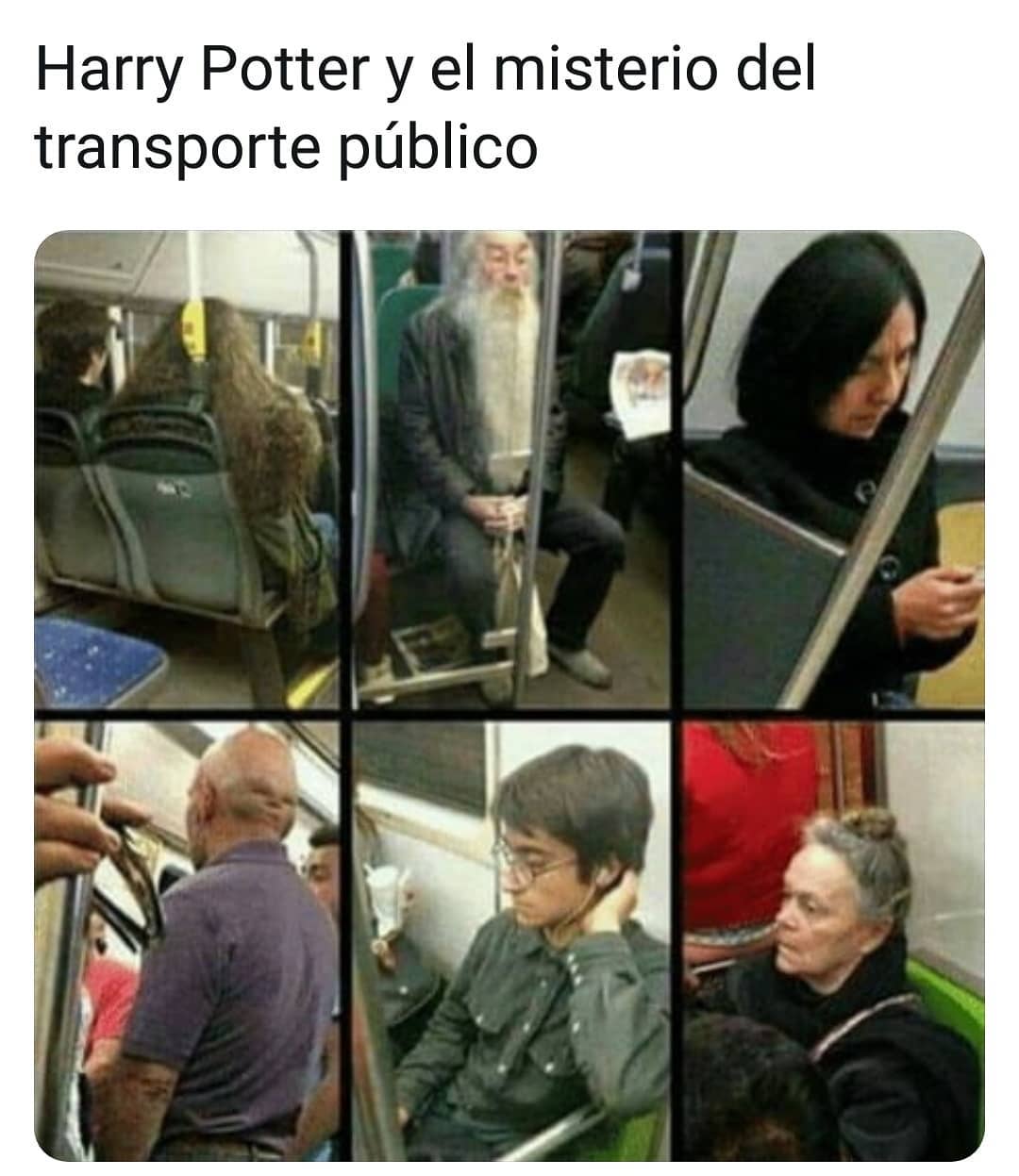 Harry Potter y el misterio del transporte público.