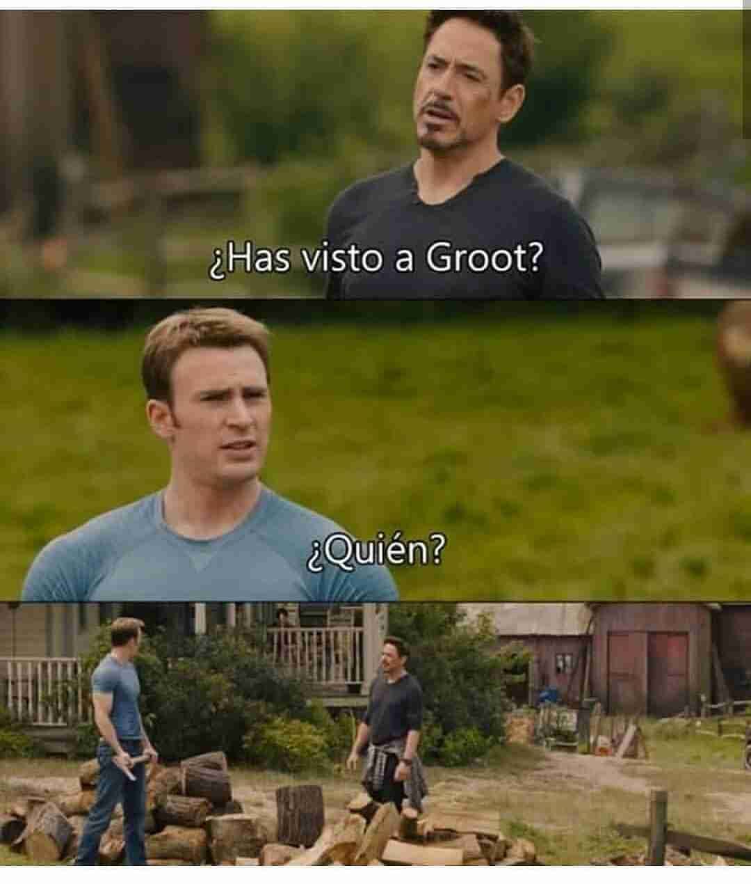 ¿Has visto a Groot? ¿Quién?