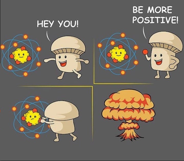 Hey you! Be more positive!