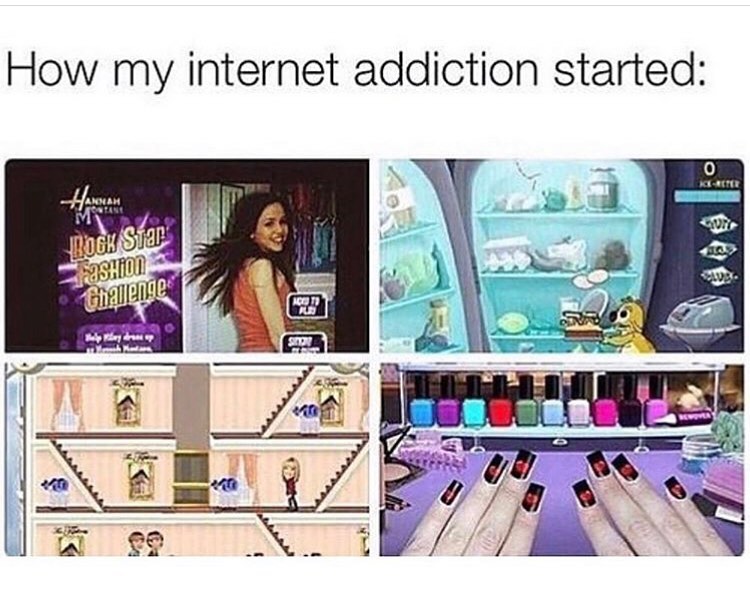 How my internet addiction started: