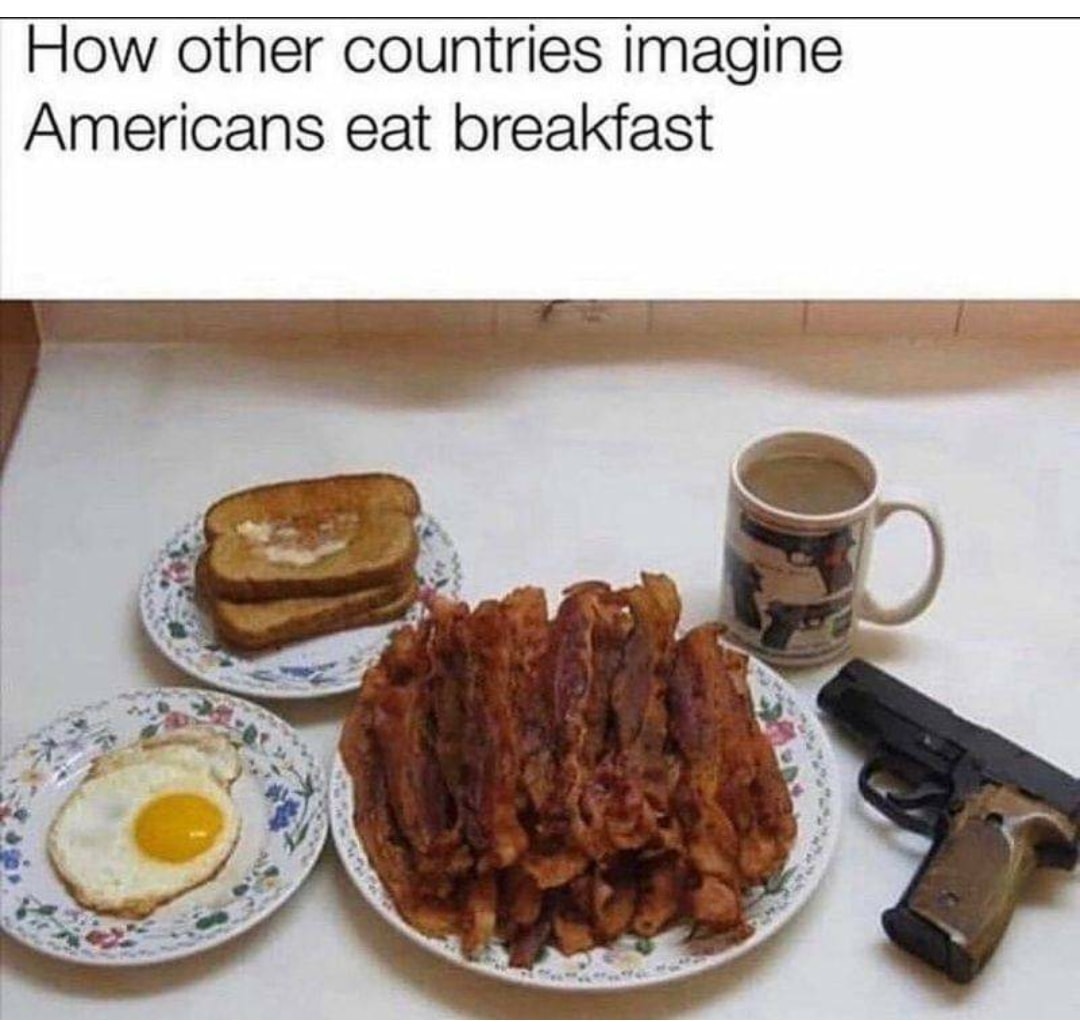 How other countries imagine Americans eat breakfast.
