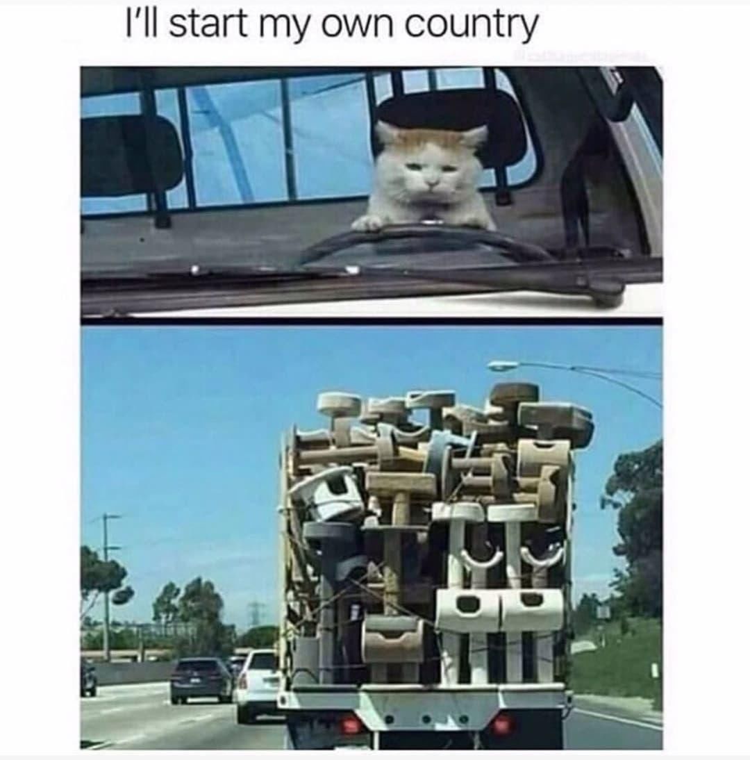 I'll start my own country.
