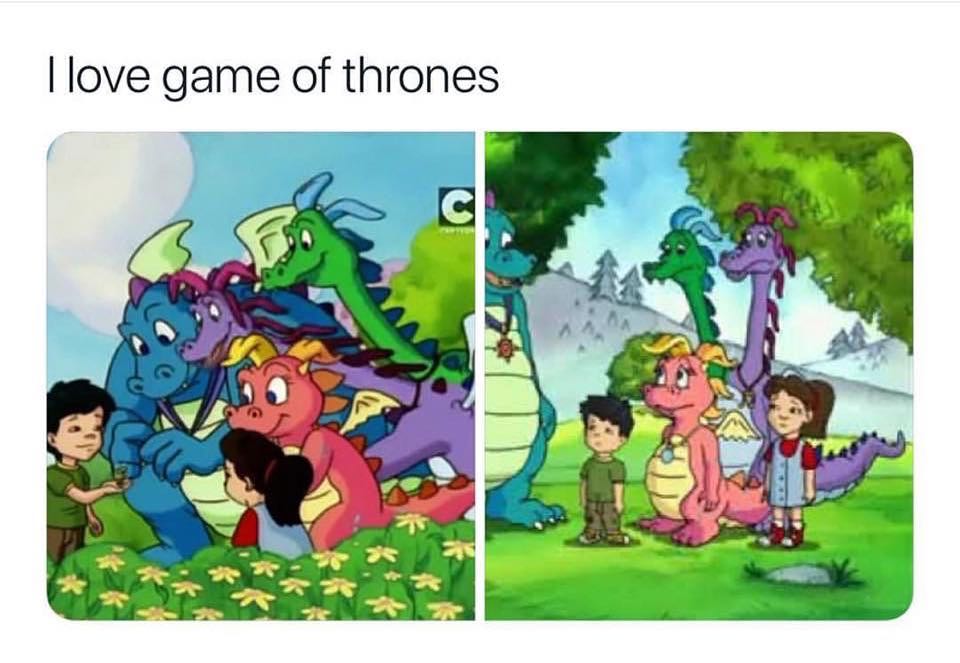 I love game of thrones.