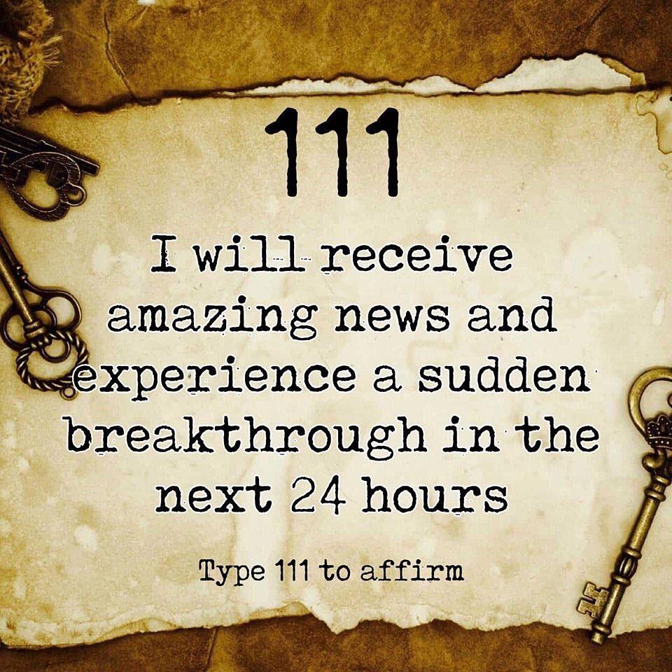 I will receive amazing news and experience a sudden breakthrough in the next 24 hours.