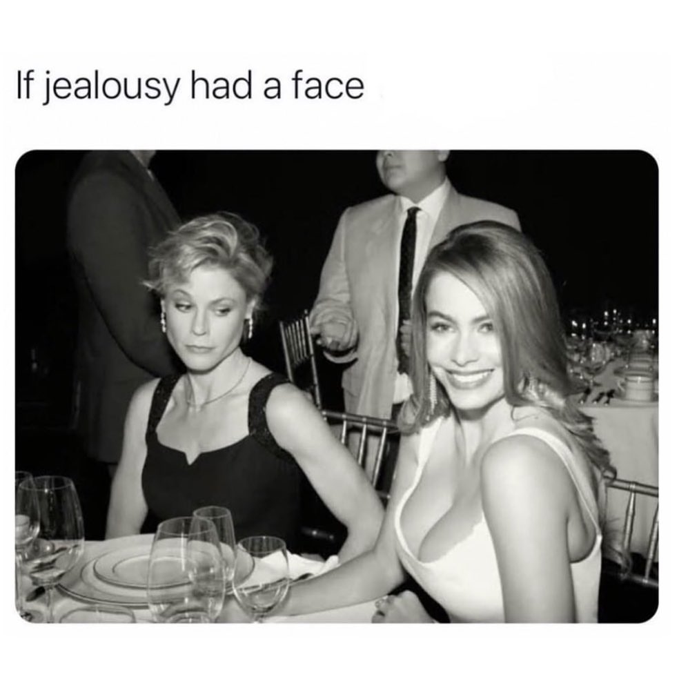 If jealousy had a face. - Funny