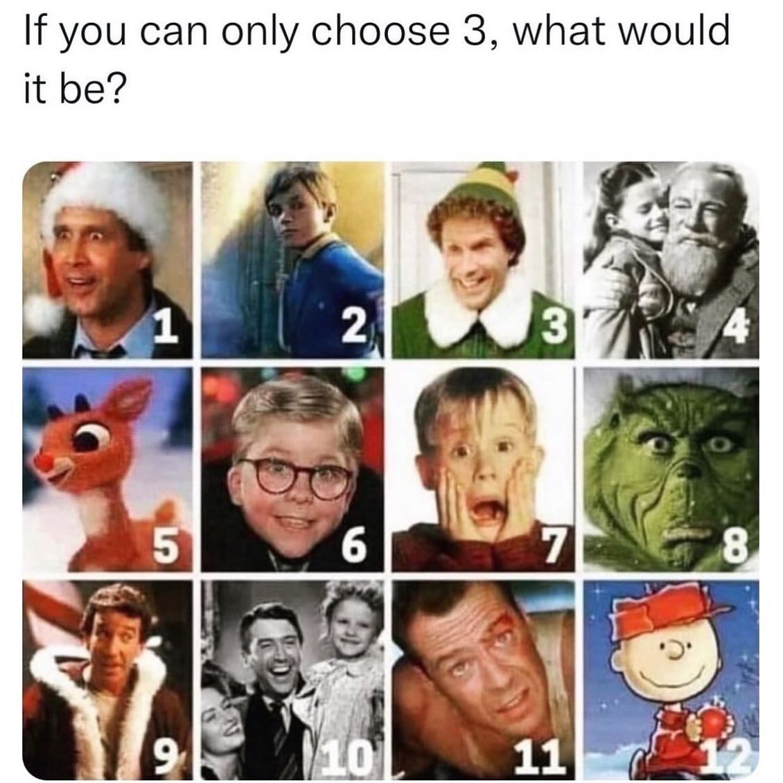 If You Can Only Choose 3 What Would It Be Funny