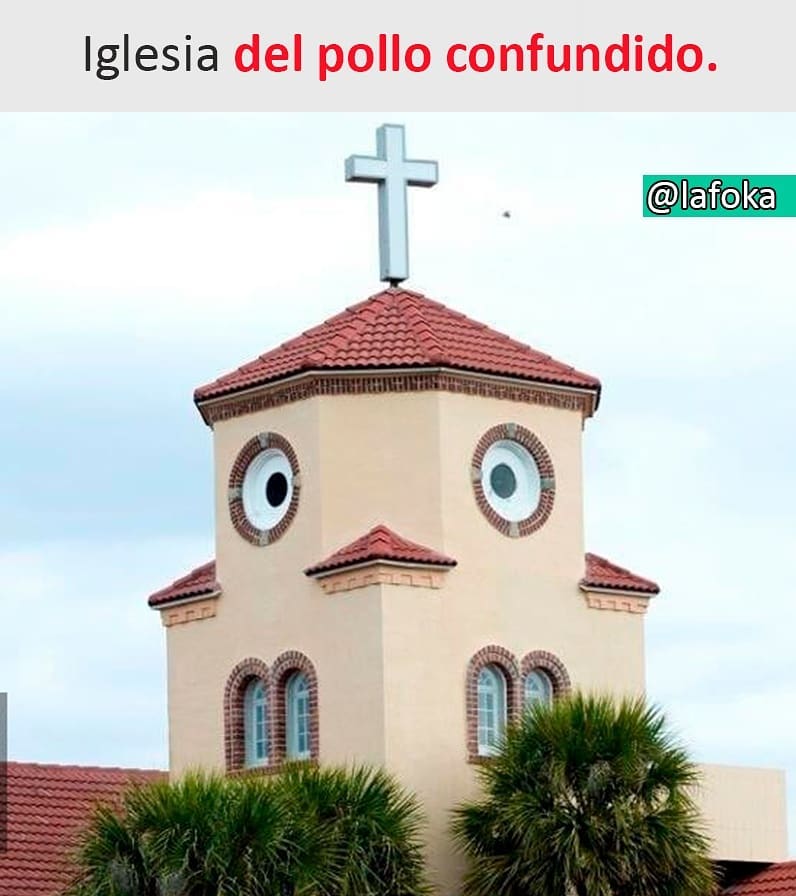 Iglesia del pollo confundido.