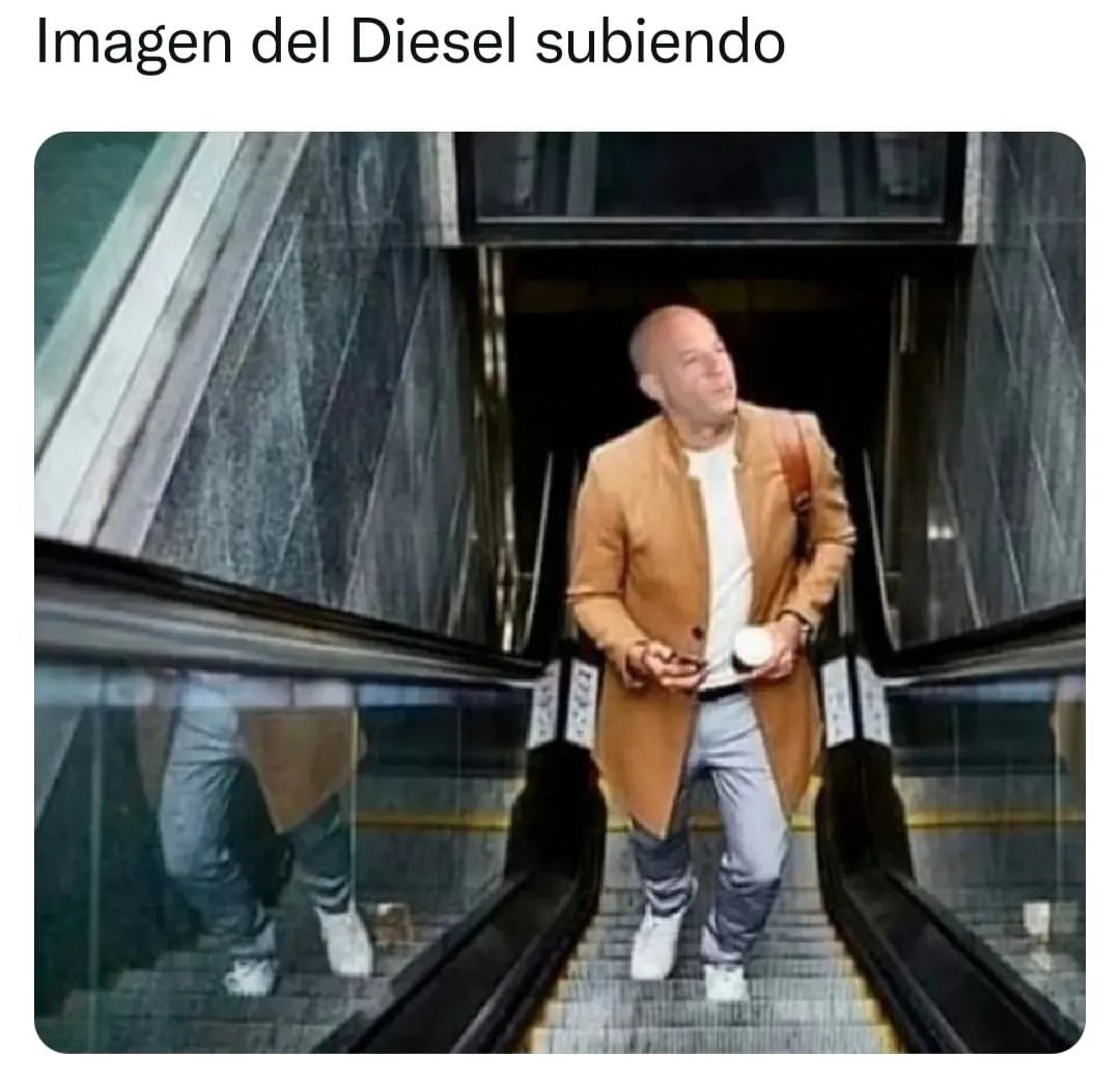 Imagen del Diesel subiendo.