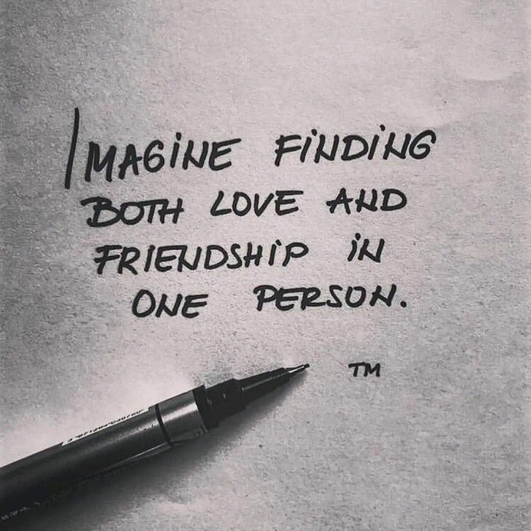 Imagine finding both love and friendship in one person.