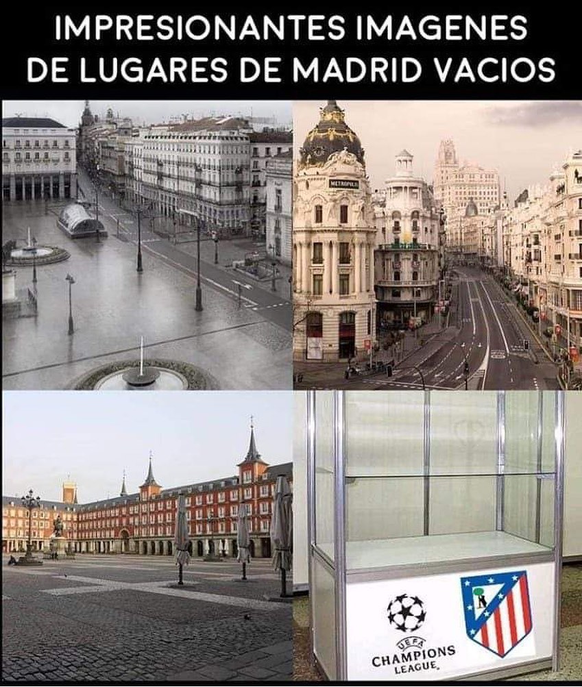Impresionantes imágenes de lugares de Madrid vacios.
