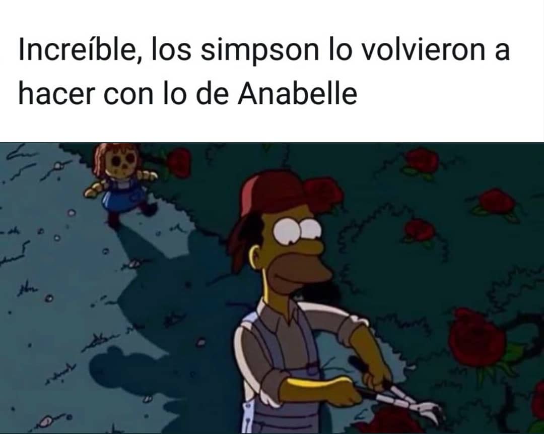 Increíble, los Simpson lo volvieron a hacer con lo de Anabelle.