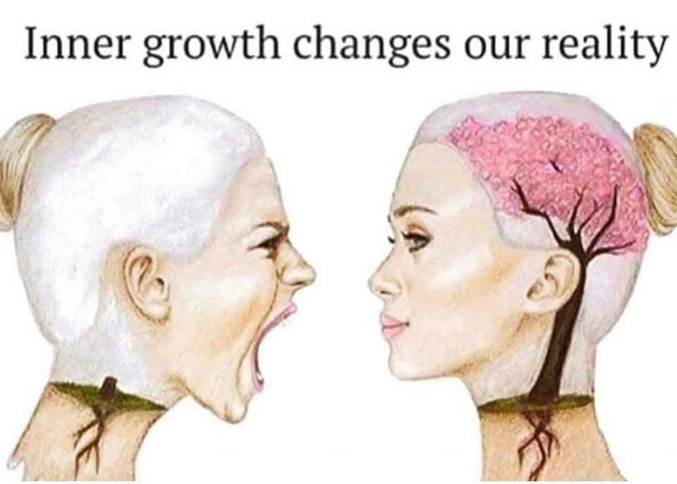 Inner growth changes our reality.