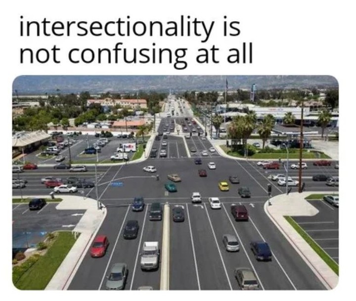 Intersectionality is not confusing at all.