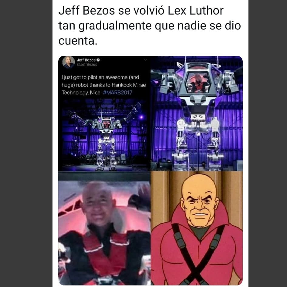 Jeff Bezos se volvió Lex Luthor tan gradualmente que nadie se dio cuenta.