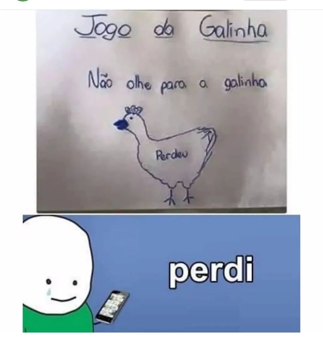 O jogo da galinha - Humordido