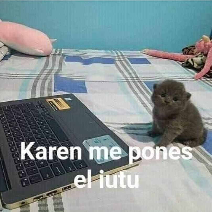 Karen me pones el iutu.